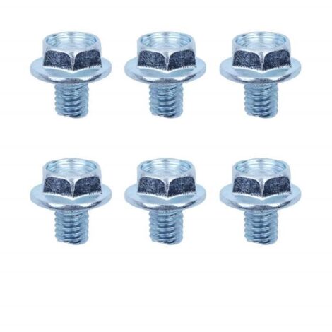 6 Pcs / lot Boulons de montage et de démarrage pour moteur Honda GX160 GX200 5.5HP 6.5HP 168F, adaptés aux tondeuses. (1/4)