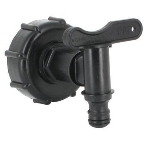 Raccord S60X6 - Robinet pour cuve PEHD 1000 L - Cuve aérienne - PEHD - Raccord (1/4)