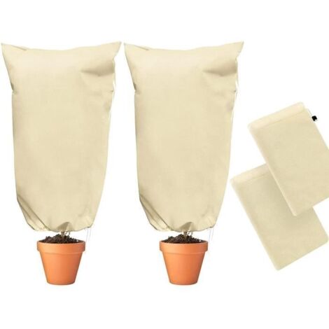 2 housses de protection hivernale pour plantes, 120 x 180 cm (1/4)