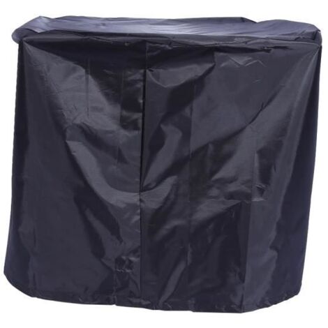 Tbest Couverture de barbecue extérieur ronde, imperméable, protège du gaz, de la poussière et de la pluie, 56x71 cm. (1/3)