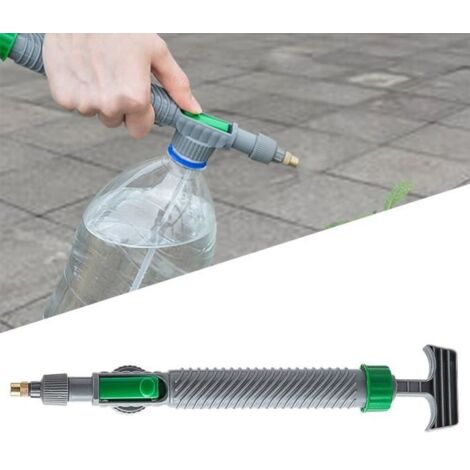 Buse de pulvérisation manuelle pour chariot de jardin réglable, idéale pour l'arrosage et les applications agricoles sur bouteilles (1/2)