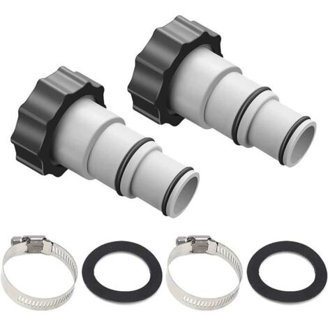 Adaptateur de Tuyau pour Pompes - Filetage et Raccords Filetés - 2 Pièces (1/4)