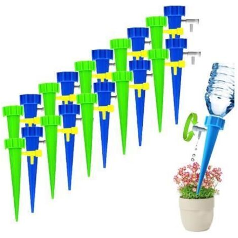 20 pièces Kit d'Irrigation Goutte à Goutte, Arroseur Automatique pour Plantes, Système d'Arrosage avec Bouteille (1/4)