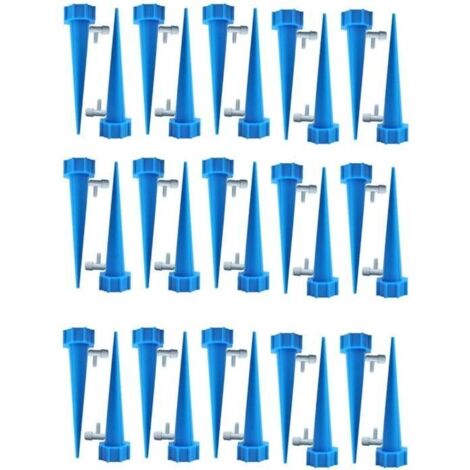 Goutte à Goutte Bouteille - Arroseur Automatique pour Plantes avec Vannes de Régulation - Bleu