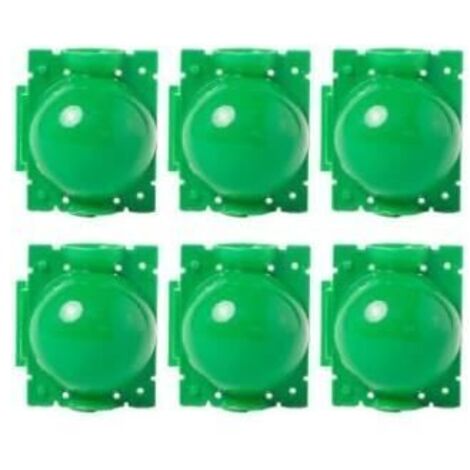 Boîte de culture pour plantes - Noname - 6 pièces - Vert - 5 cm - Polypropylène (1/4)