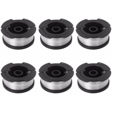 Tondeuse, pièces de rechange noires pour tondeuse à gazon, bobines AF 100 3ZP, outils de jardin, débroussailleuse - Lot de 6 pièces. (1/4)