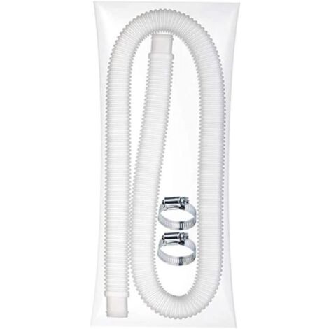 2 pièces de tuyau flottant pour piscine, 1,5 m, Ø 32 mm, pour remplacement de connecteur de filtre et pompe. (1/4)