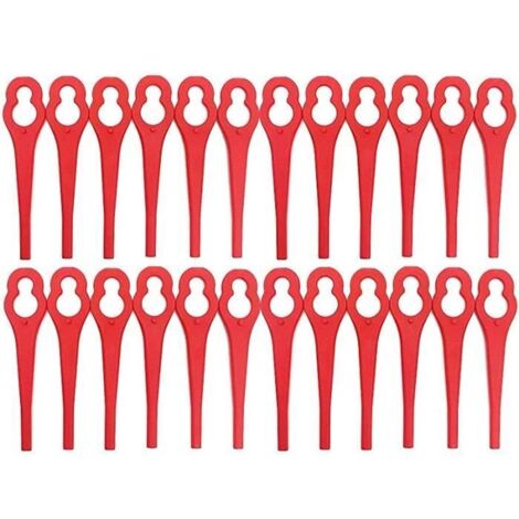 Lames de rechange pour coupe-bordures - En plastique - Lot de 100 - Installation facile - Durables - Polyvalentes (1/4)