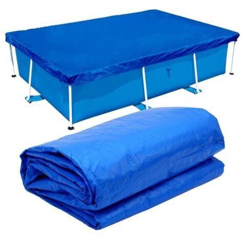 Housse de piscine - Non spécifié - Rectangulaire - Tissu 420D - Résistante aux UV - 304 x 205 cm (1/4)