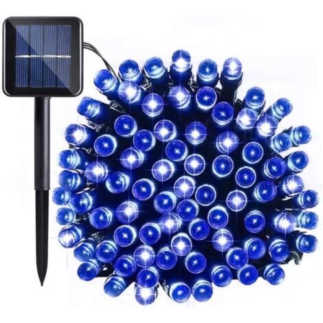 Guirlande Solaire Extérieure 10M - 33ft, 100 LED, 8 Modes pour Jardin (1/4)