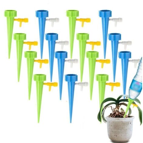 28 Kits d'Arrosage Goutte à Goutte pour Bouteilles, Système d'Irrigation Automatique Réglable pour Plantes en Pot (1/4)