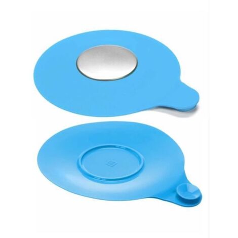 Bouchon de baignoire en silicone pour évacuation - 2 pièces pour salle de bain, buanderie ou cuisine. (1/4)