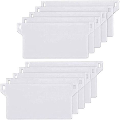 10 pièces Poids pour Stores Verticaux Californie, Plaque d'Équilibre 127mm Blanc, Pièce de Rechange.