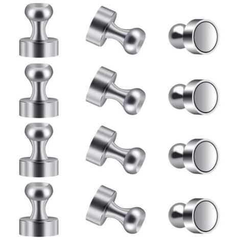 Aimants N52 - 12 pièces - 12 x 16 mm - Néodyme - Métal (1/4)