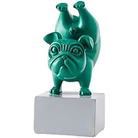 Statue - Bouledogue Français - Résine - 14 x 9,9 x 22,9 cm - Décoration d'intérieur - Style contemporain (1/4)