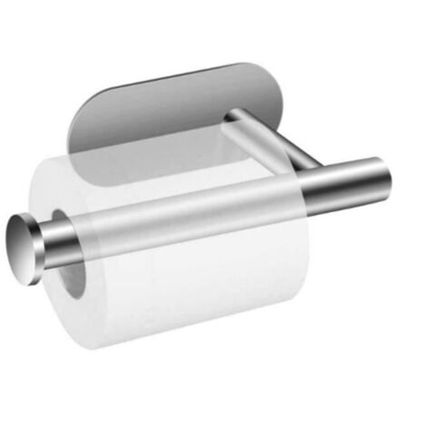 Porte Rouleau WC - Acier Inoxydable - Auto-adhésif - Installation Sans Perçage - Design Moderne (1/4)