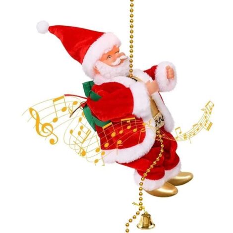 Jouet de Noël - Père Noël - Échelle de Corde - Décoration d'Intérieur - Mixte - 210x130x100mm (1/4)