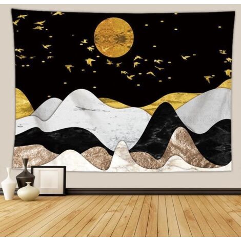 Tapisserie Mural - Coucher de Soleil - 150x130cm - Polyester - Décoration Murale (1/4)