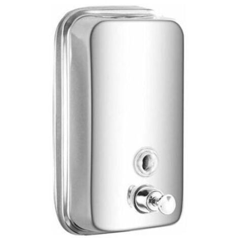 Distributeur de Savon Liquide Mural Poli 500ml pour Salle de Bains et Cuisine (1/4)