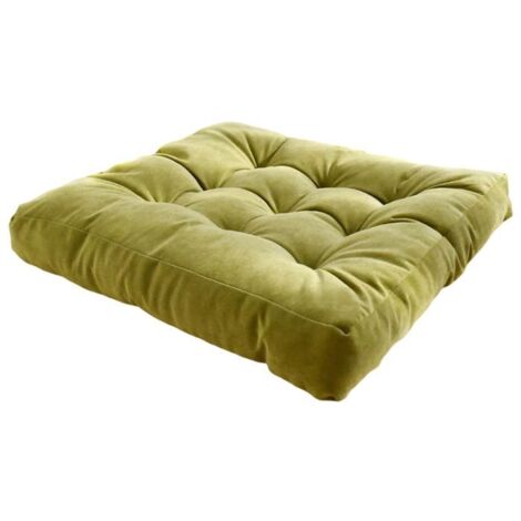 Coussin de méditation - OKUMGGYJ - 55 x 55 cm - Velours côtelé en coton - Confort optimal (1/5)