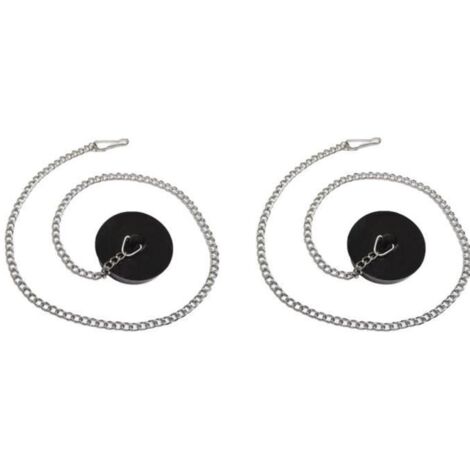 Bouchon de baignoire universel
Bouchon d'évier avec chaîne à billes de 50 cm
Diamètre 42 à 56 mm
Bouchon d'évier pour cuisine (1/4)