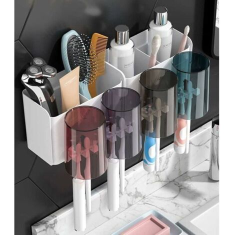 Porte-Brosse à Dents sans Perçage
Support Adhésif Multifonction pour Salle de Bain (1/4)