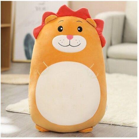 Peluche, 60 cm, coussin doux en forme de lion mignon (1/4)