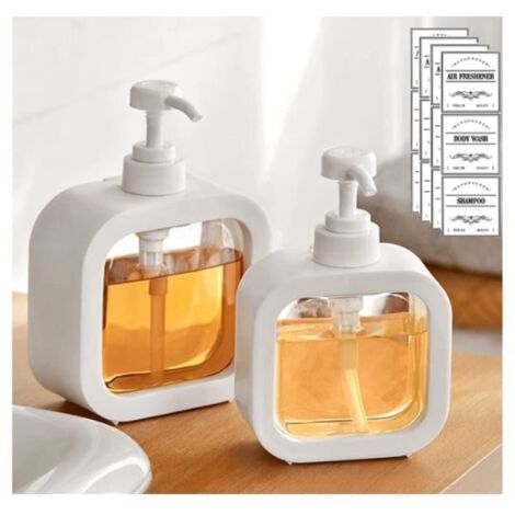 Distributeur de savon écologique - 300 ML - Rechargeable - Anti-fuite - Design moderne (1/4)