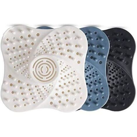 Bouchon de vidange pour baignoire et douche
Filtre en silicone avec ventouse
Pour évier et lavabo - 3 pièces (1/4)
