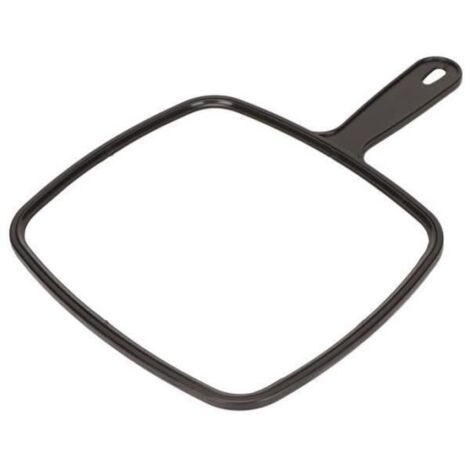 Miroir à main - Modèle Quadrate - Haute définition - Poignée ergonomique - Antidérapant (1/4)