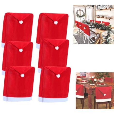 Housses de Chaises de Noël, Décoration Festive pour Fêtes de Fin d'Année et Nouvel An (1/5)