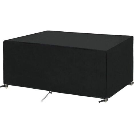 Housse de table pour salon de jardin, 213×132×74 cm, protection pour mobilier extérieur. (1/4)