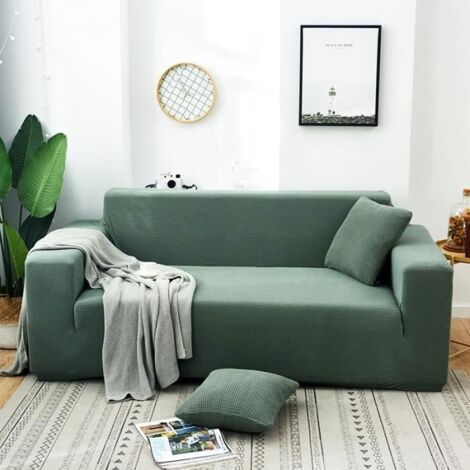 Housse de canapé 3 places - Imperméable - Vert - Design contemporain (1/4)