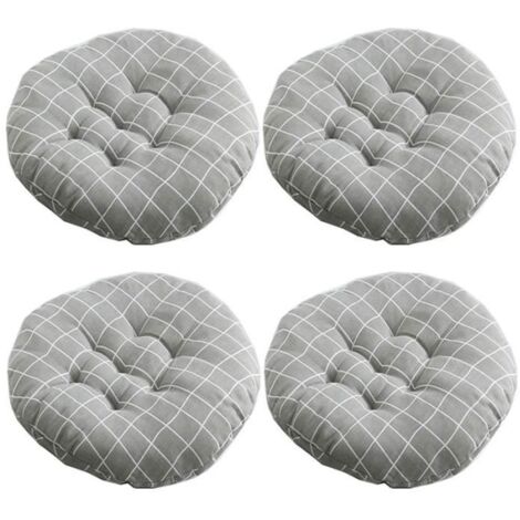 Lot de 4 Coussin de Chaise - Paisible et Confortable - Galette de Siège Tatami - 40x40cm - Adapté à Toutes les Couleurs (1/4)