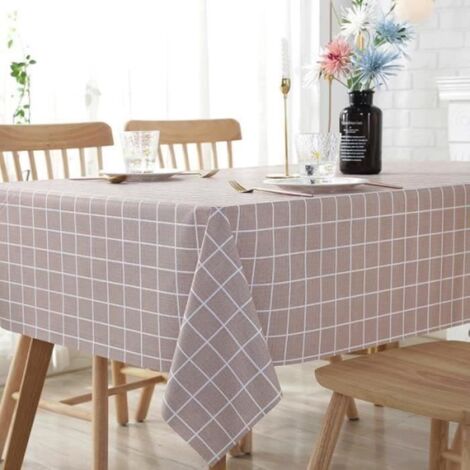 Nappe de Table en PVC Style nordique, Lavable, Imperméable à l'eau et à l'huile, 40x60cm, Modèle 18 (1/4)