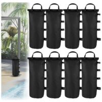 Lot de 8 sacs lestés pour tonnelle de jardin extérieur, 20 x 50 cm, en Oxford 600D.