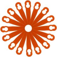 100 lames de rechange en plastique pour coupe-bordures STIHL Polycut 2-2 FSA 45
