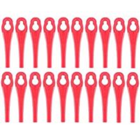 Lot de 100 lames de rechange pour tondeuse Parkside Prta 20 Li A1 - En plastique - Pour coupe-bordures à batterie Parkside