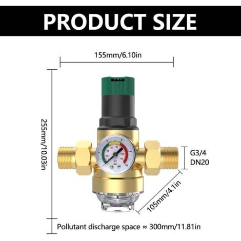 Station D'eau Domestique BWT Colonia HWS 1 – DN25 Avec Réducteur De Pression, 1″