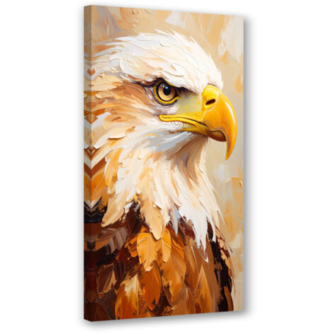 Wandbild Adler Vögel Tier gemalt 40x80 cm (1/5)