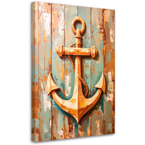 Wandbild Seeanker 60x90 cm (1/5)