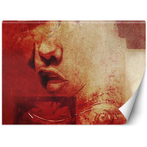 Fototapete Rot Frauen Lippen Aquarell 250x175 cm (1/5)