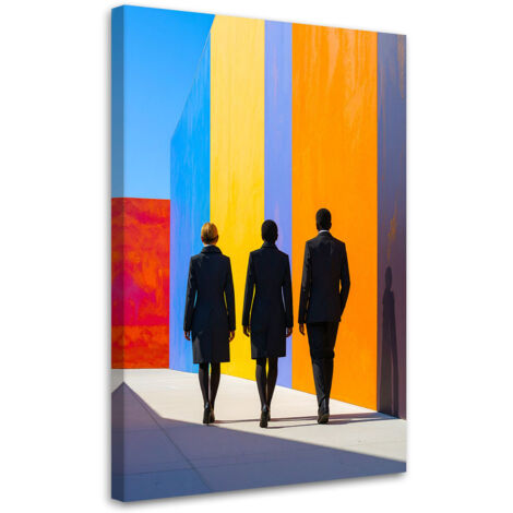 Wandbild Figuren Menschen Abstrakt 40x60 cm (1/5)