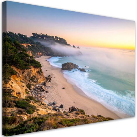 Wandbild Meereslandschaft Strand Natur 90x60 cm (1/5)