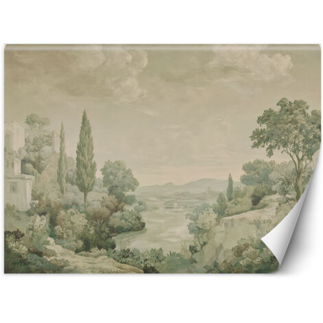 Fototapete Landschaft Italien Vintage 200x140 cm (1/5)