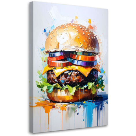 Wandbild Hamburger Essen 40x60 cm (1/5)