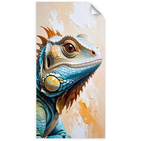 Selbstklebendes Poster – Wandsticker Eidechse Reptilien Natur 60x120 cm (1/3)