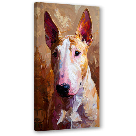 Wandbild Bulldog Hund Tier beige 40x80 cm (1/5)
