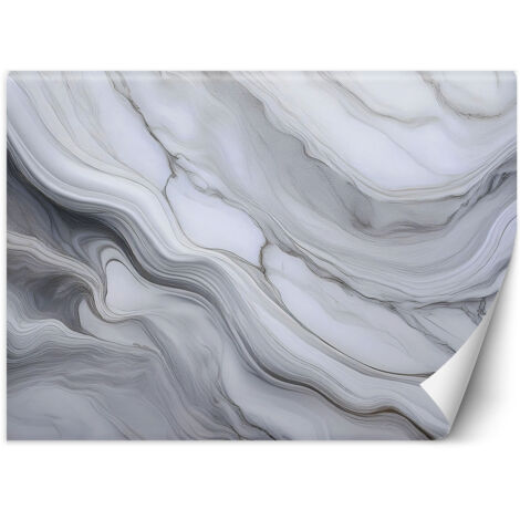 Fototapete Grauer Marmor Stein Abstraktion 350x245 cm (1/5)