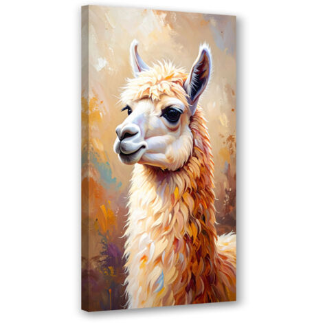 Wandbild Lama Tier 50x100 cm (1/5)